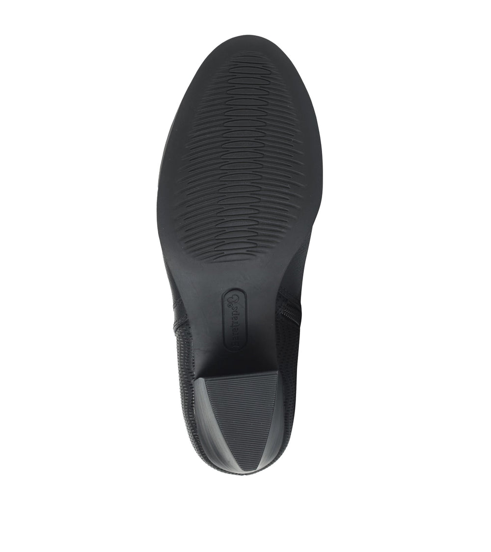 Linda Block Heel Bootie Black - Women