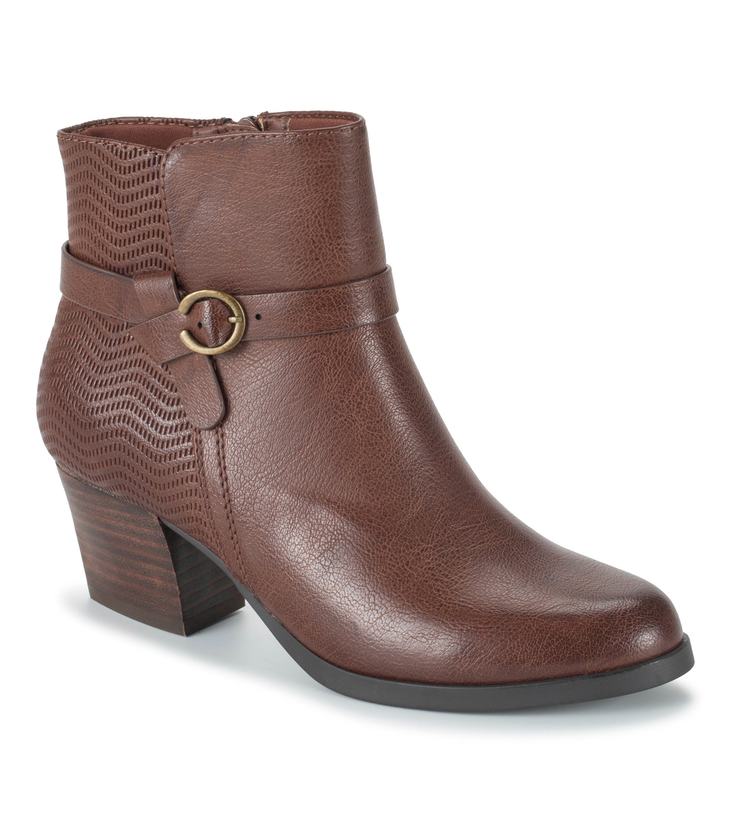 Linda Block Heel Bootie Oak - Women