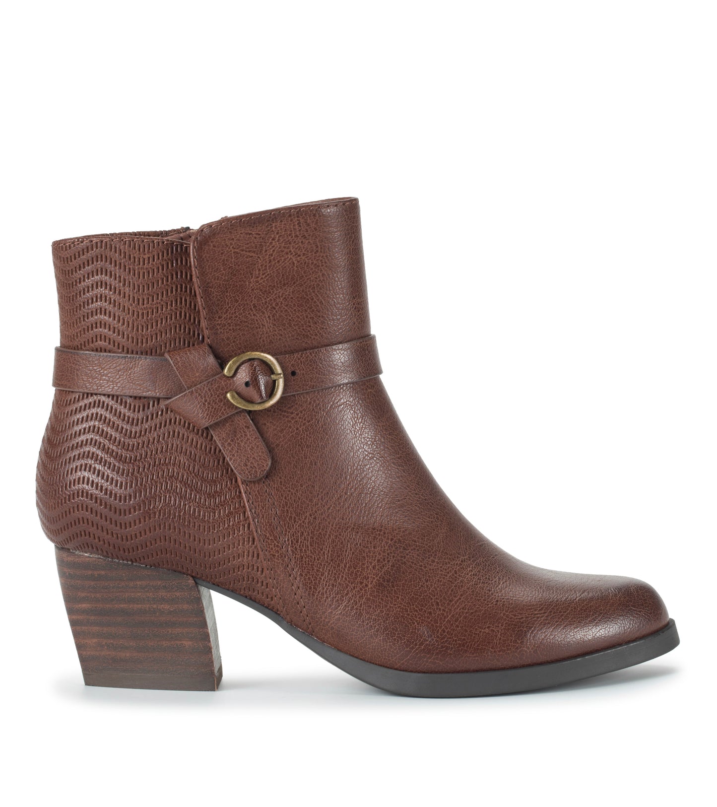 Linda Block Heel Bootie Oak - Women