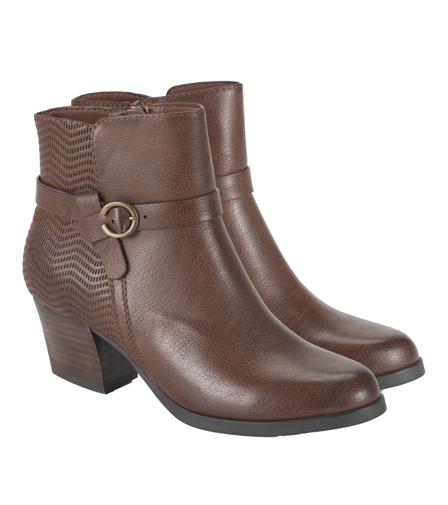 Linda Block Heel Bootie Oak - Women