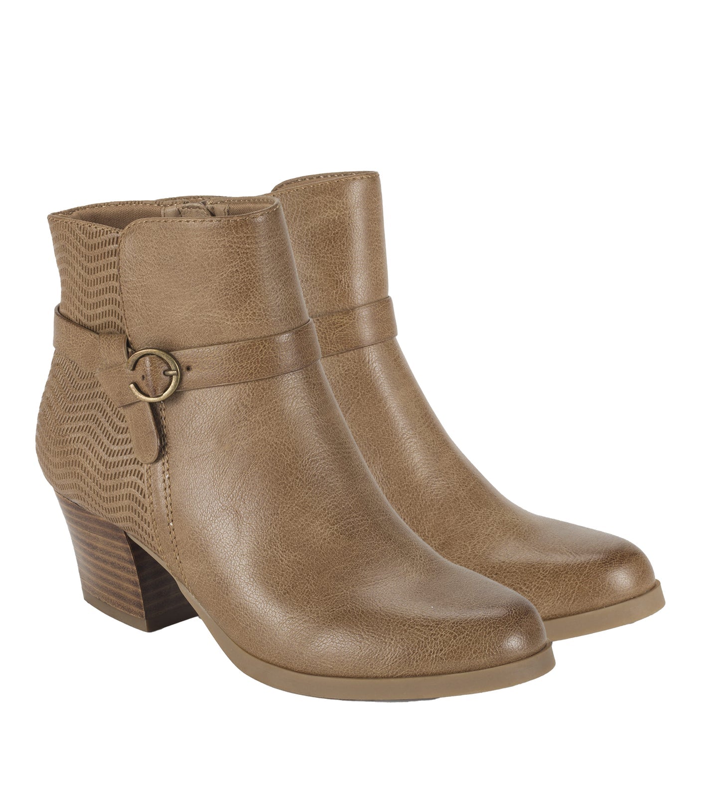 Linda Block Heel Bootie Salted Caramel - Women