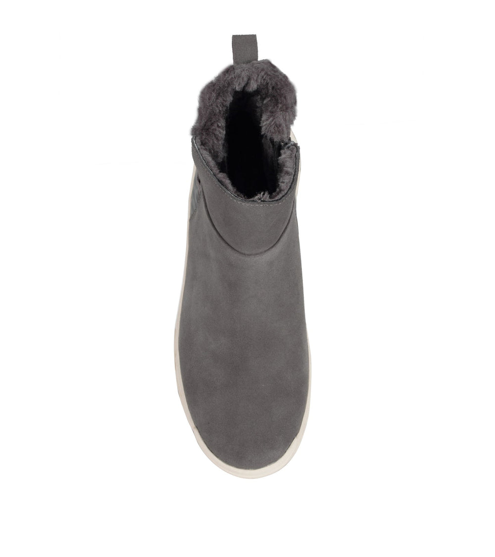 Mandie Cold Weather Bootie Dark Grey Suede - Women