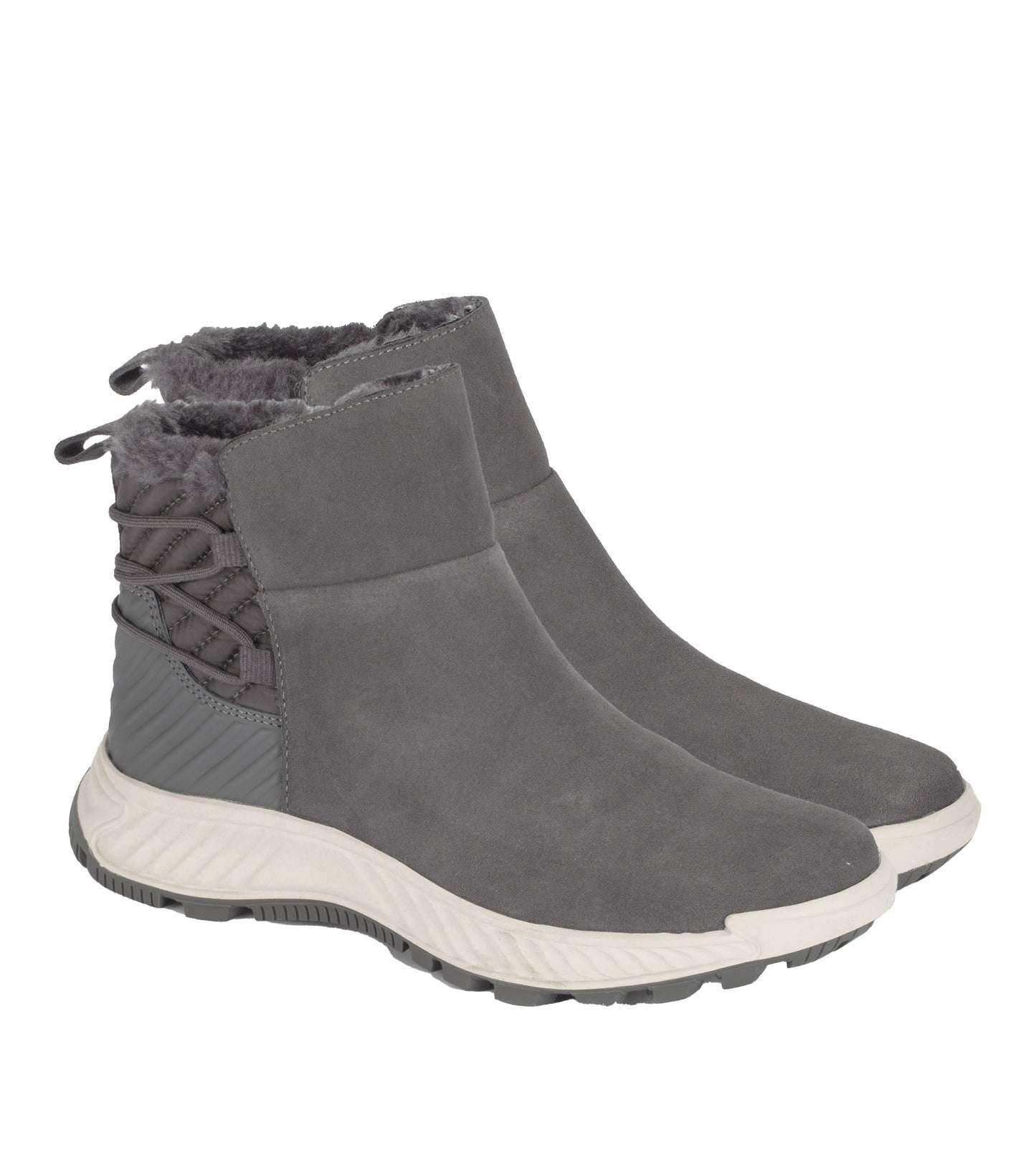 Mandie Cold Weather Bootie Dark Grey Suede - Women