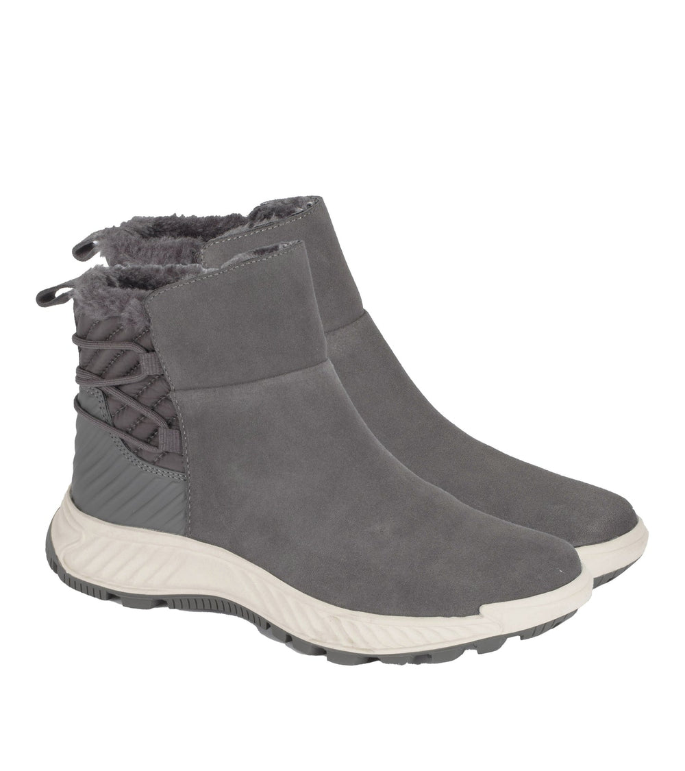 Mandie Cold Weather Bootie Dark Grey Suede - Women