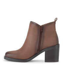 Maria Block Heel Bootie Oak - Women