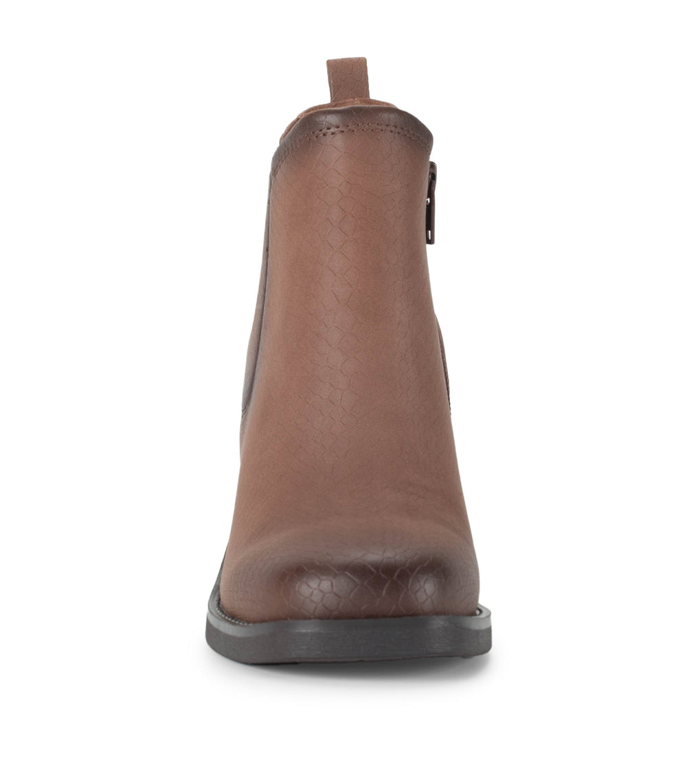 Maria Block Heel Bootie Oak - Women