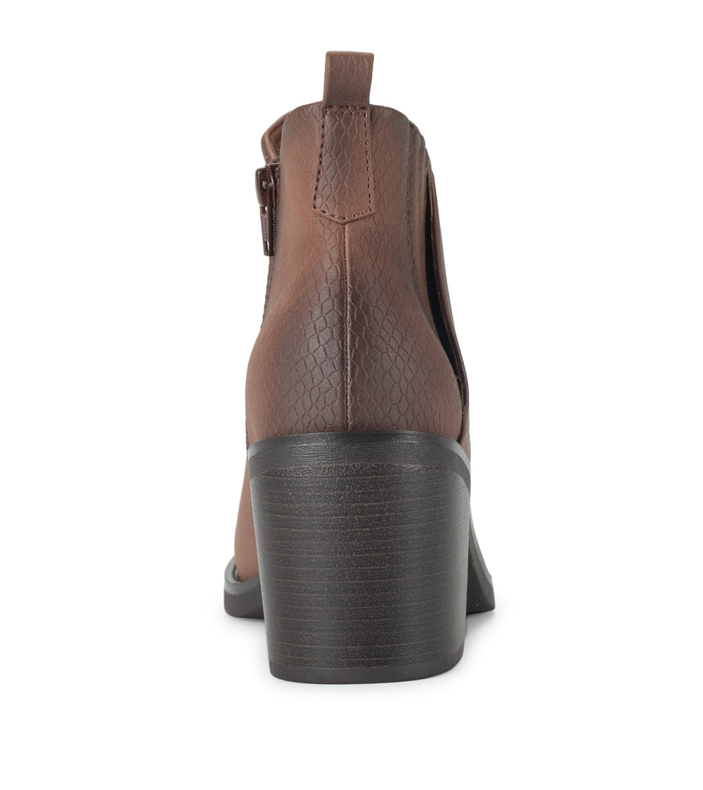 Maria Block Heel Bootie Oak - Women
