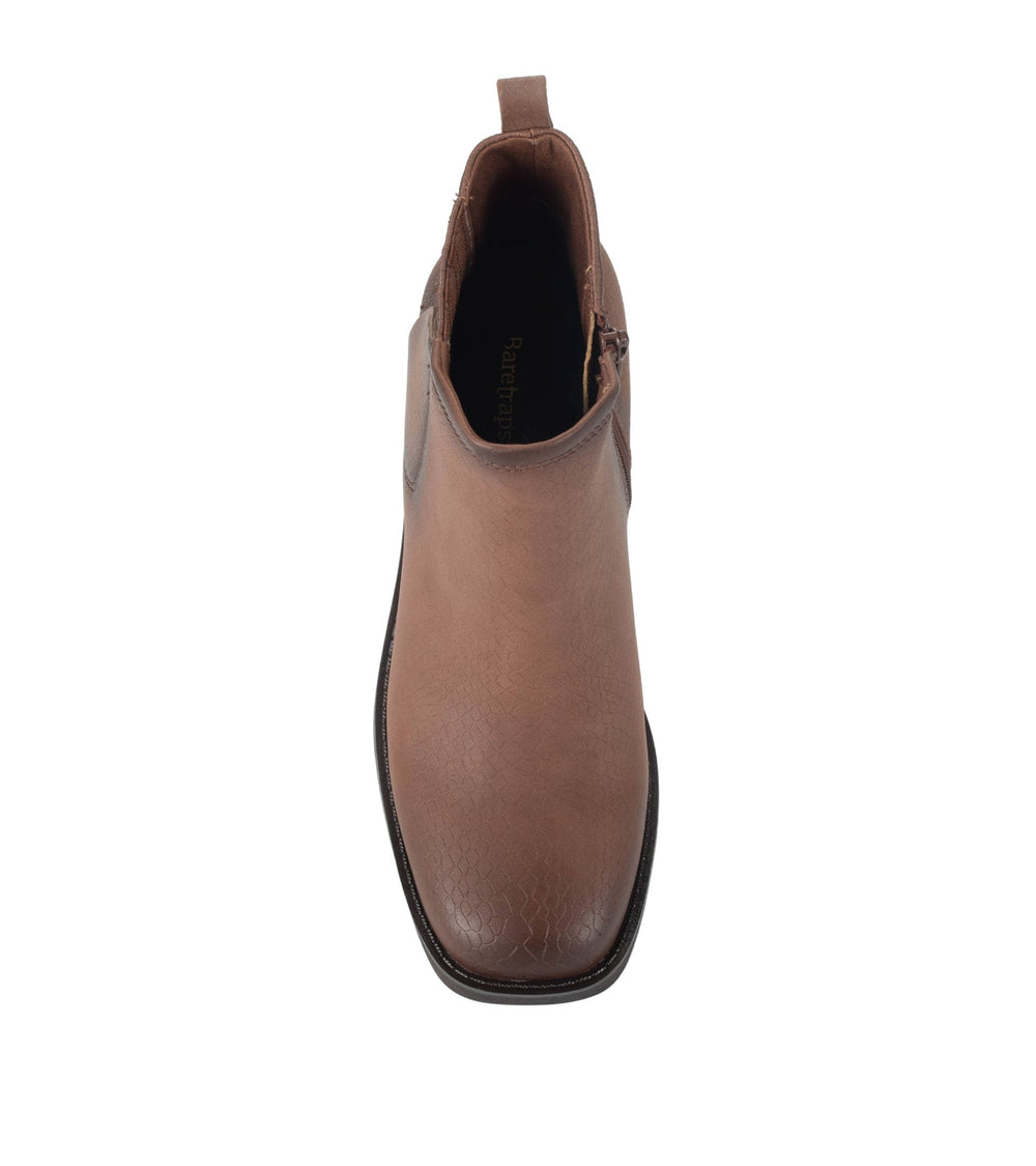 Maria Block Heel Bootie Oak - Women