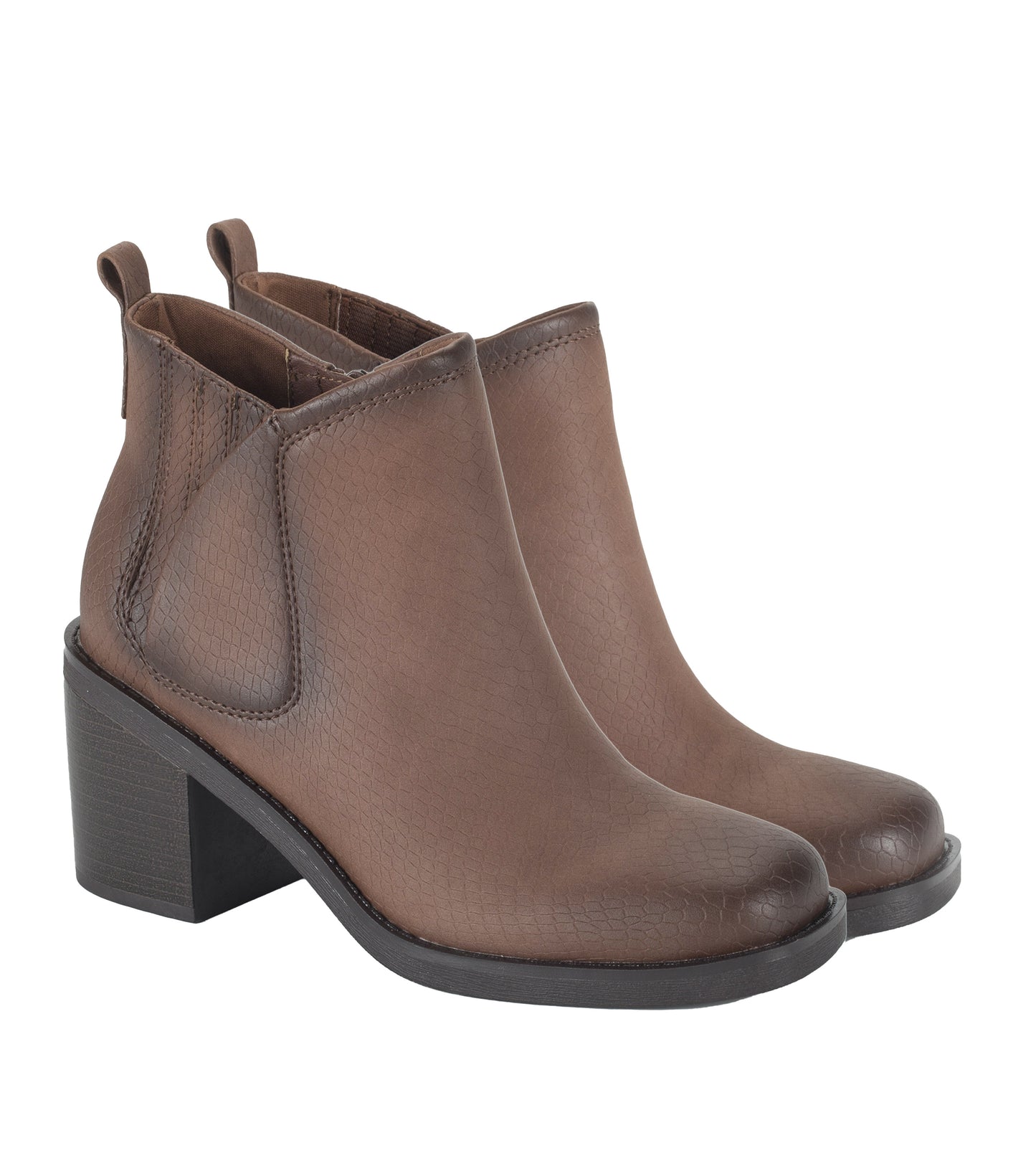 Maria Block Heel Bootie Oak - Women