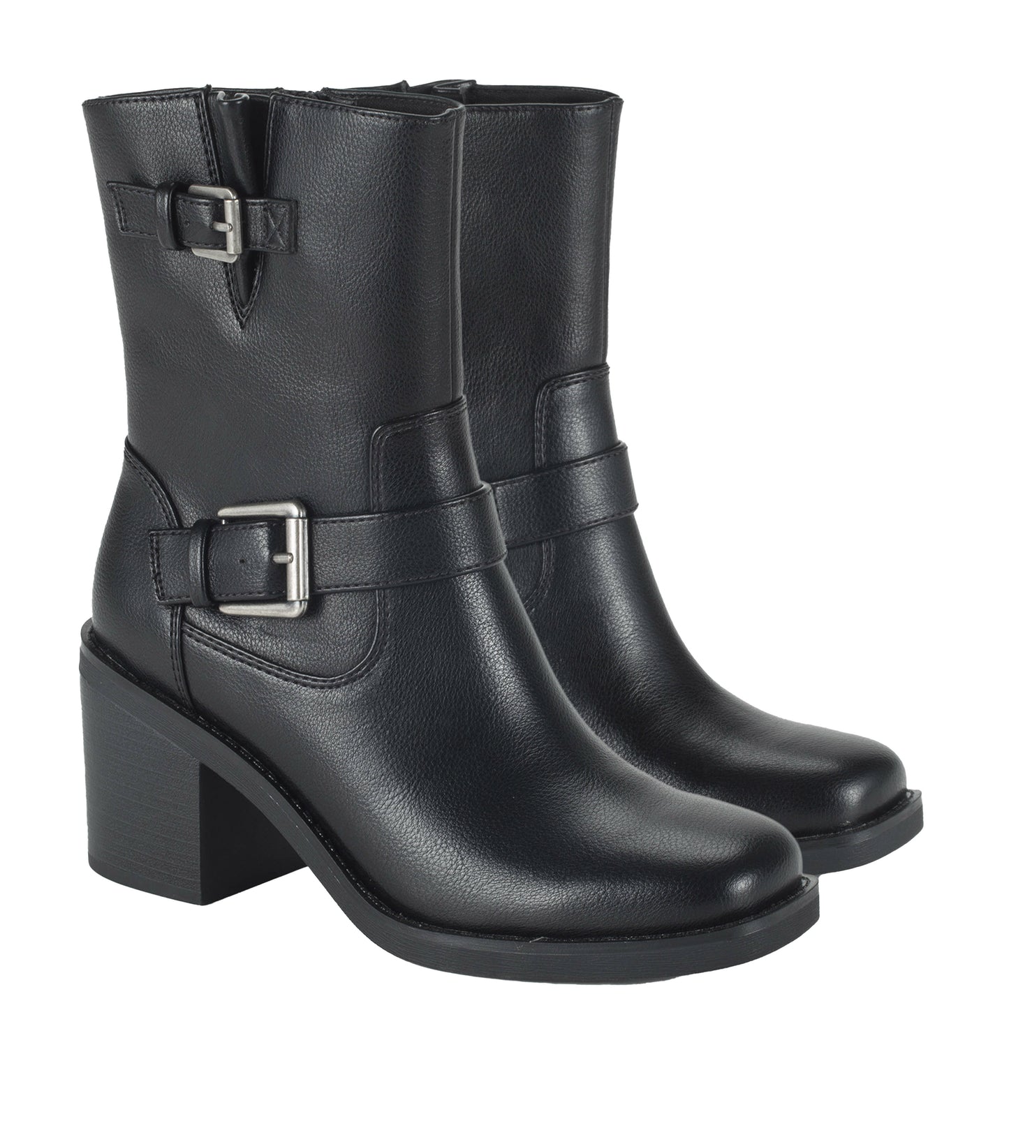 Mayla Mid Calf Boot Black - Women