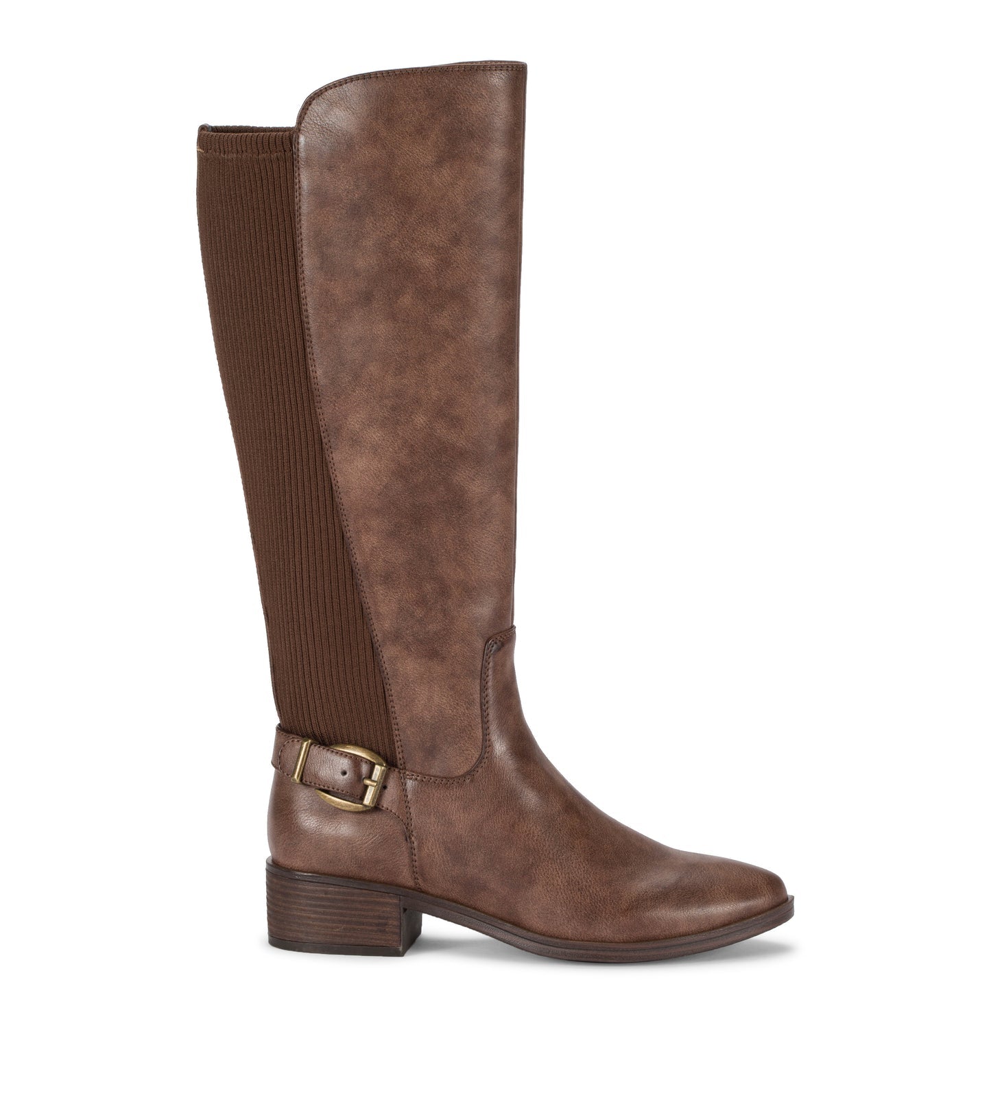 McKayla Wide Calf Tall Boot Dark Brown - Women