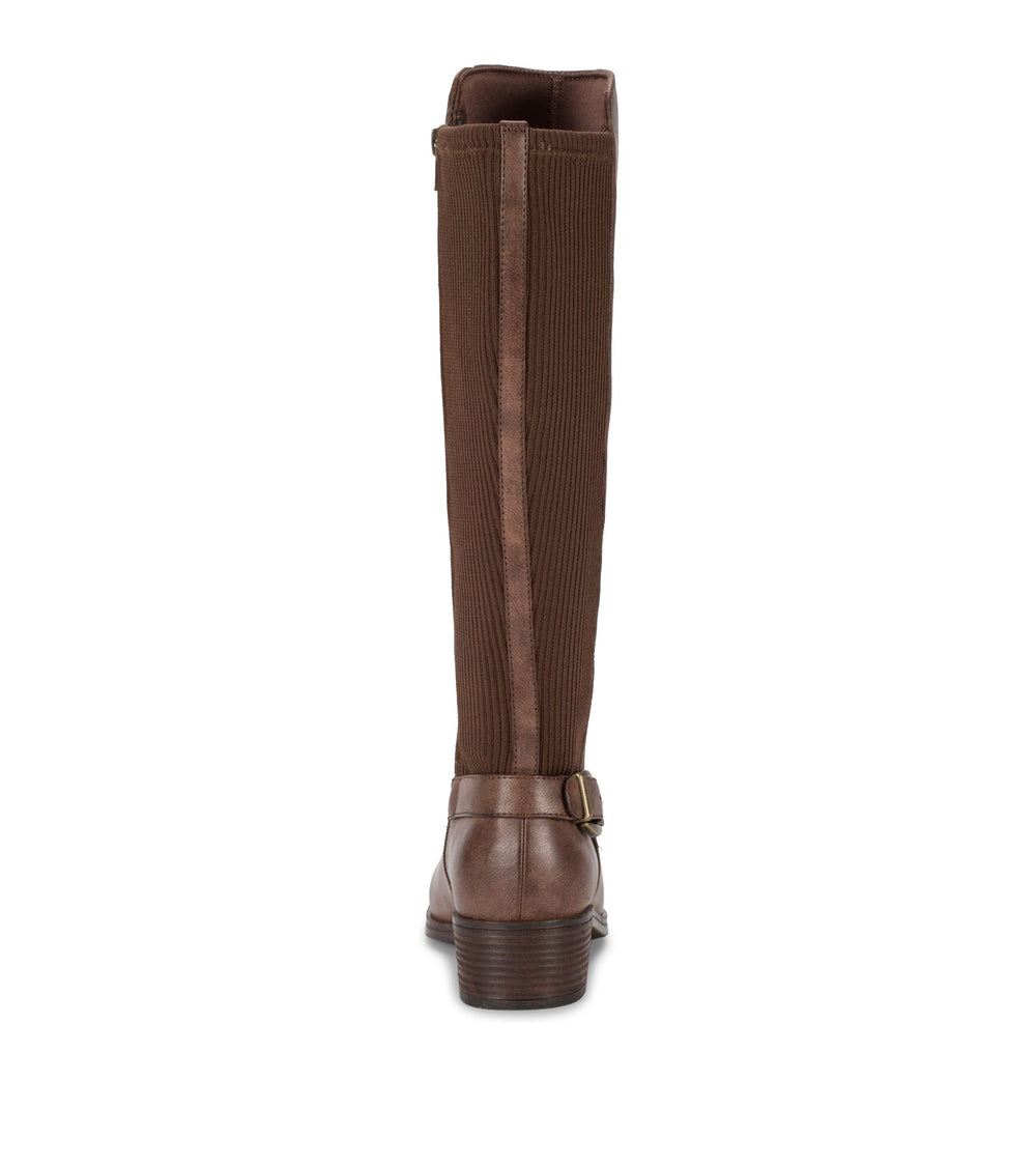 McKayla Wide Calf Tall Boot Dark Brown - Women