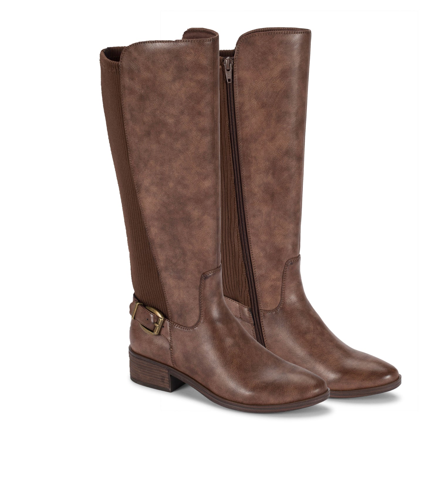 McKayla Wide Calf Tall Boot Dark Brown - Women