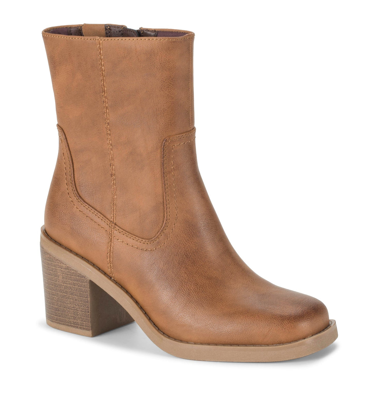 Mckenna Mid Calf Boot Cognac - Women