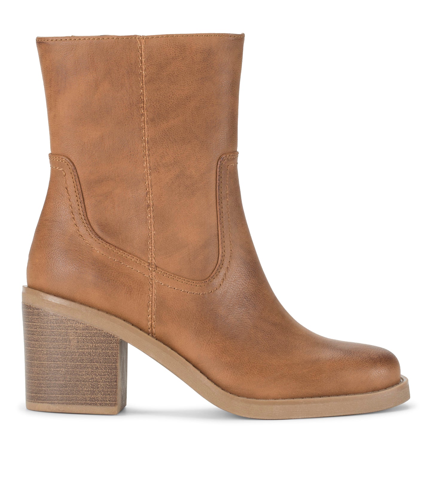 Mckenna Mid Calf Boot Cognac - Women
