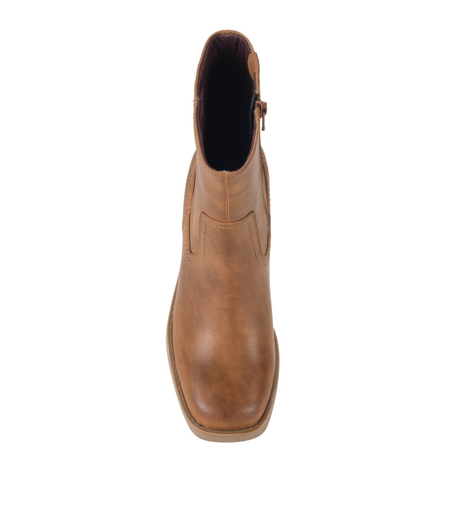 Mckenna Mid Calf Boot Cognac - Women