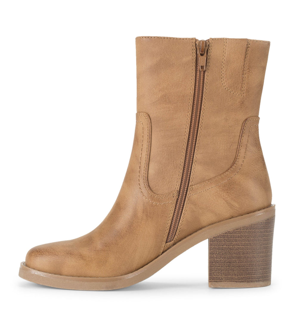 Mckenna Mid Calf Boot Sandstone - Women