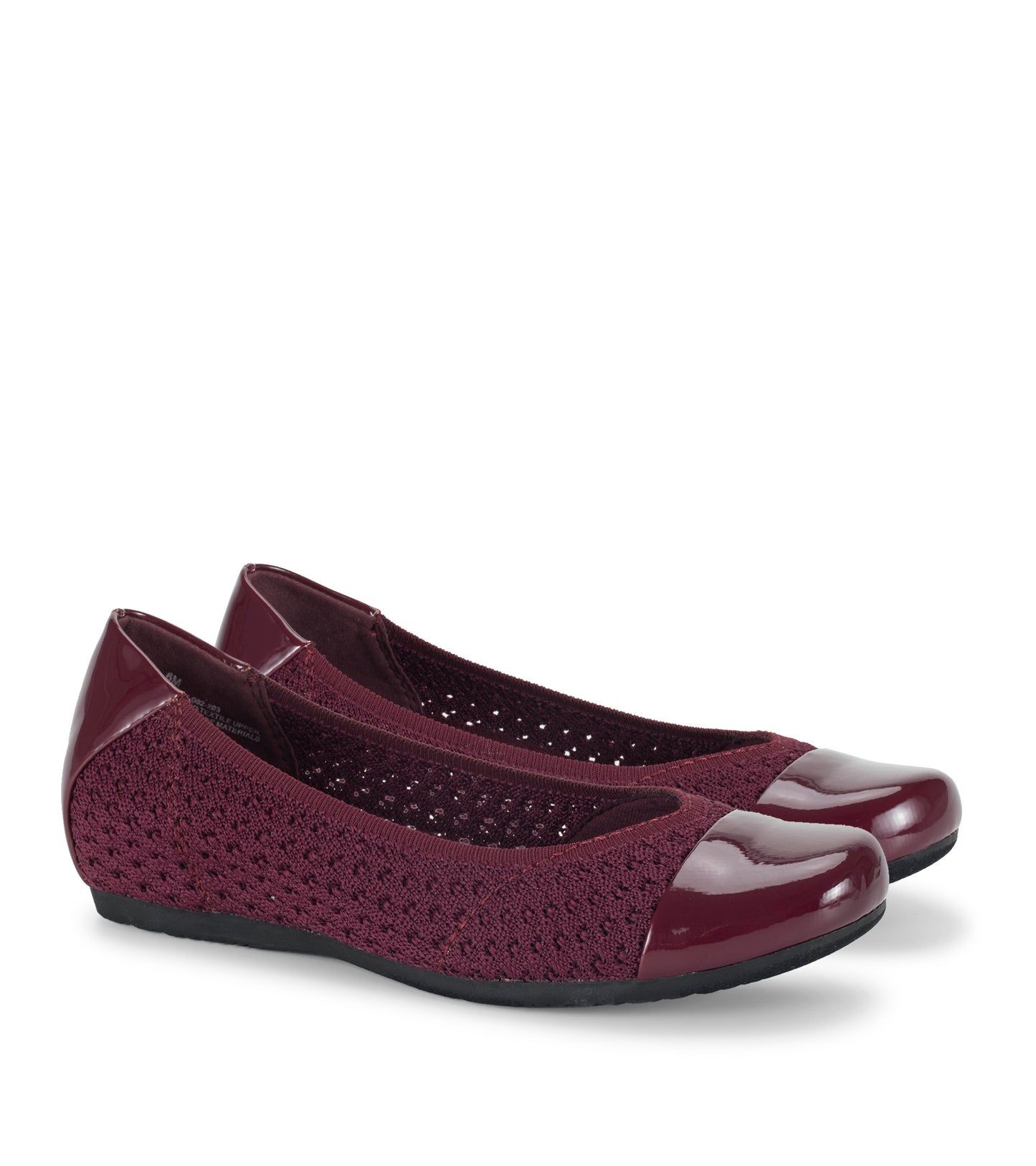 Mia Casual Flat Dark Cherry - Women