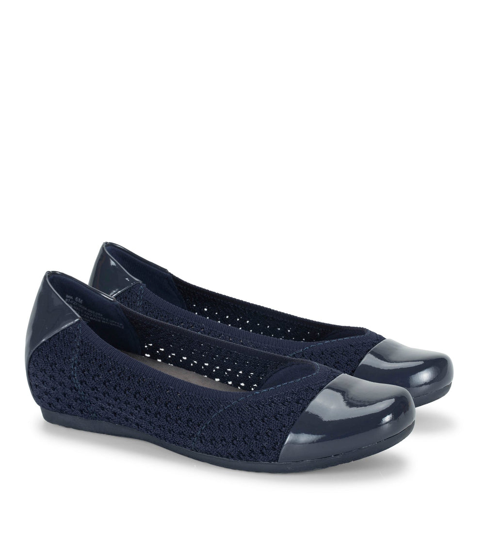 Mia Casual Flat Navy - Women