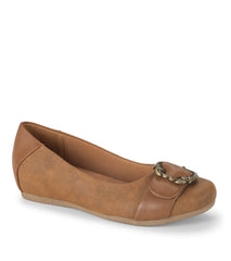Milady Flat Cognac - Women