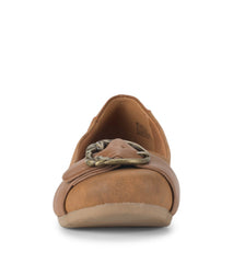 Milady Flat Cognac - Women
