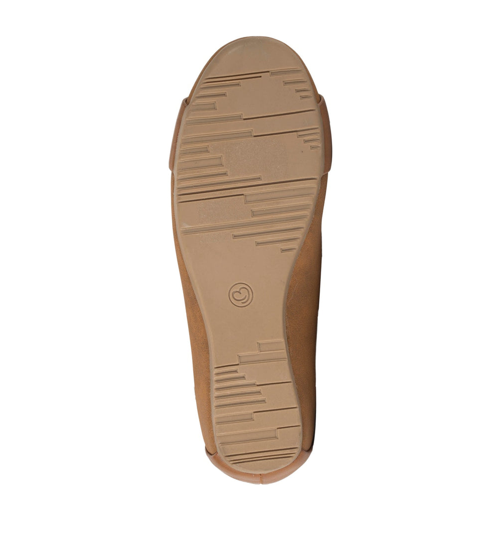 Milady Flat Cognac - Women