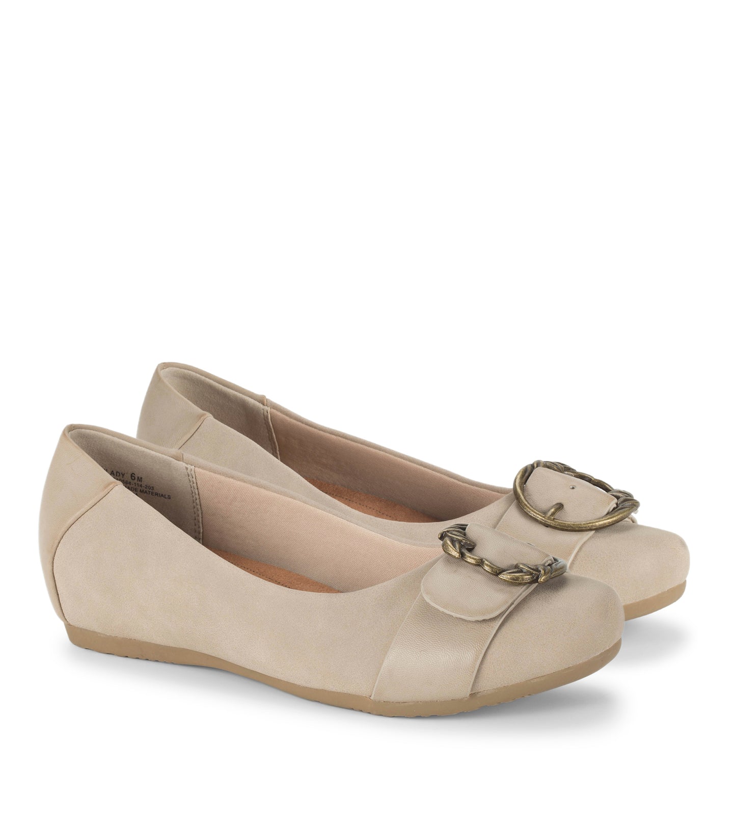 Milady Flat Oatmeal - Women
