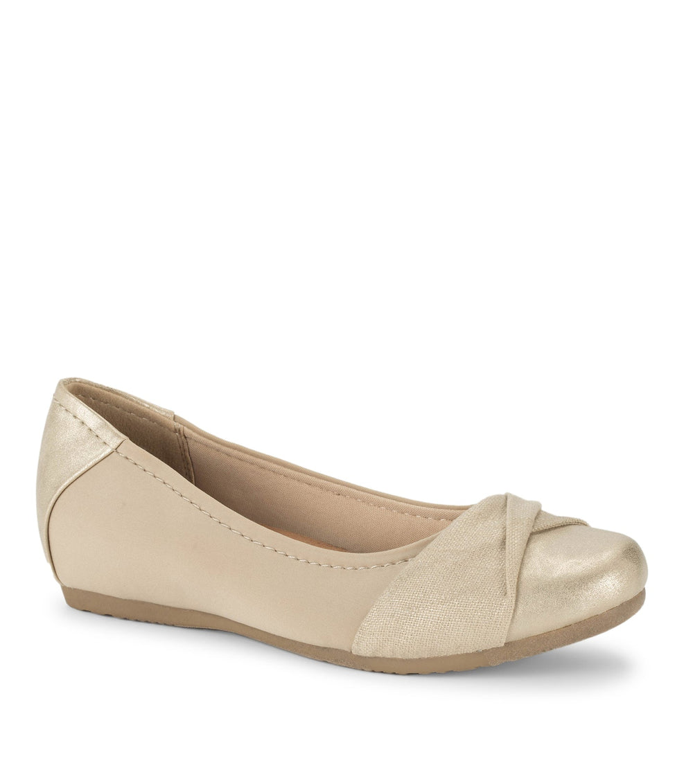 Mitsy Casual Flat Light Gold - Women
