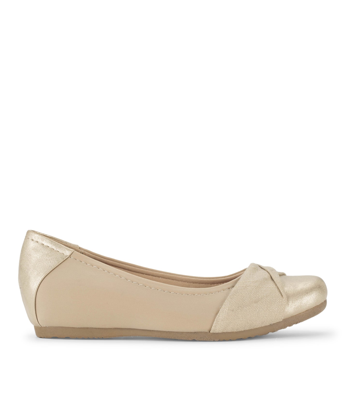 Mitsy Casual Flat Light Gold - Women