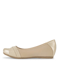 Mitsy Casual Flat Light Gold - Women