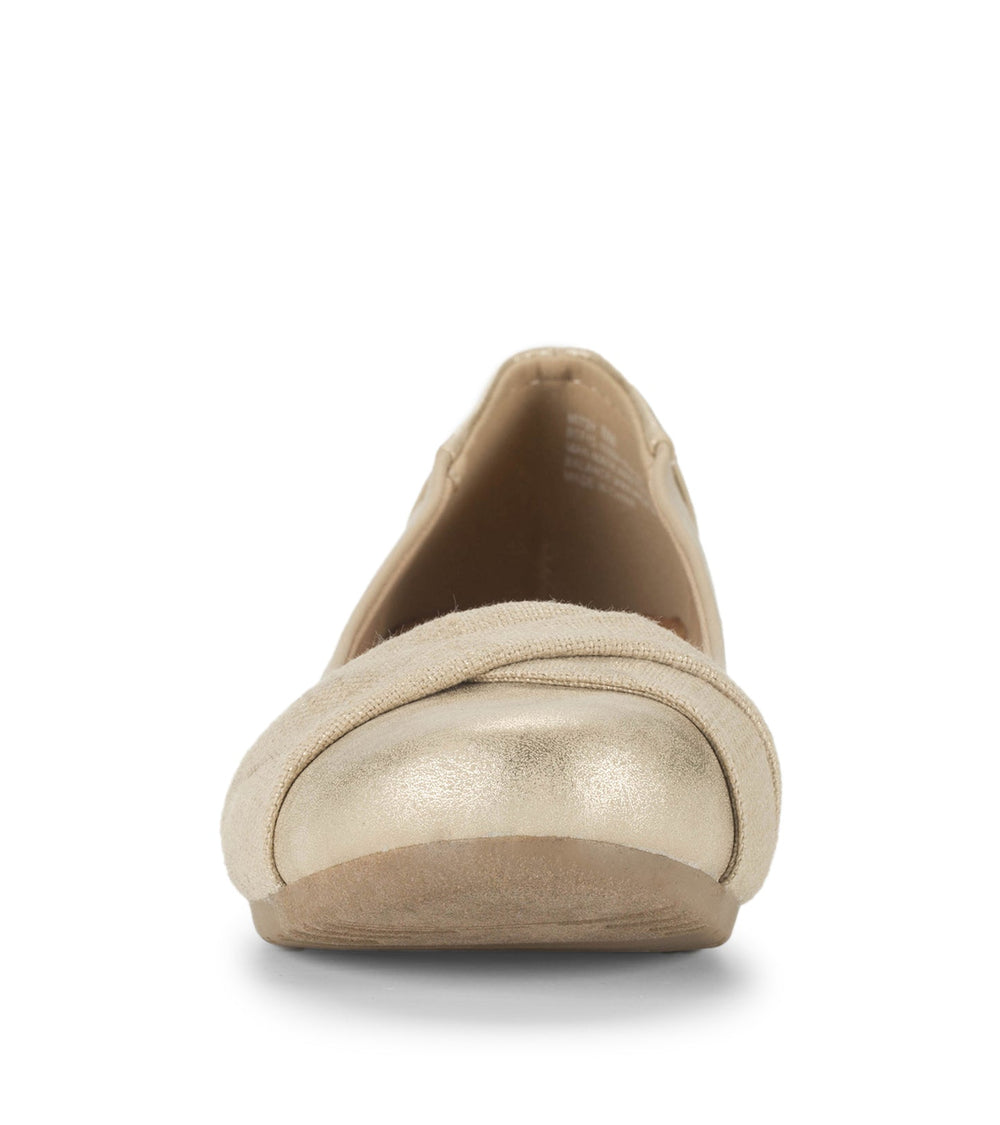 Mitsy Casual Flat Light Gold - Women