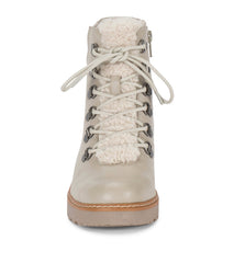 Nasha Lace Up Wedge Bootie Taupe - Women