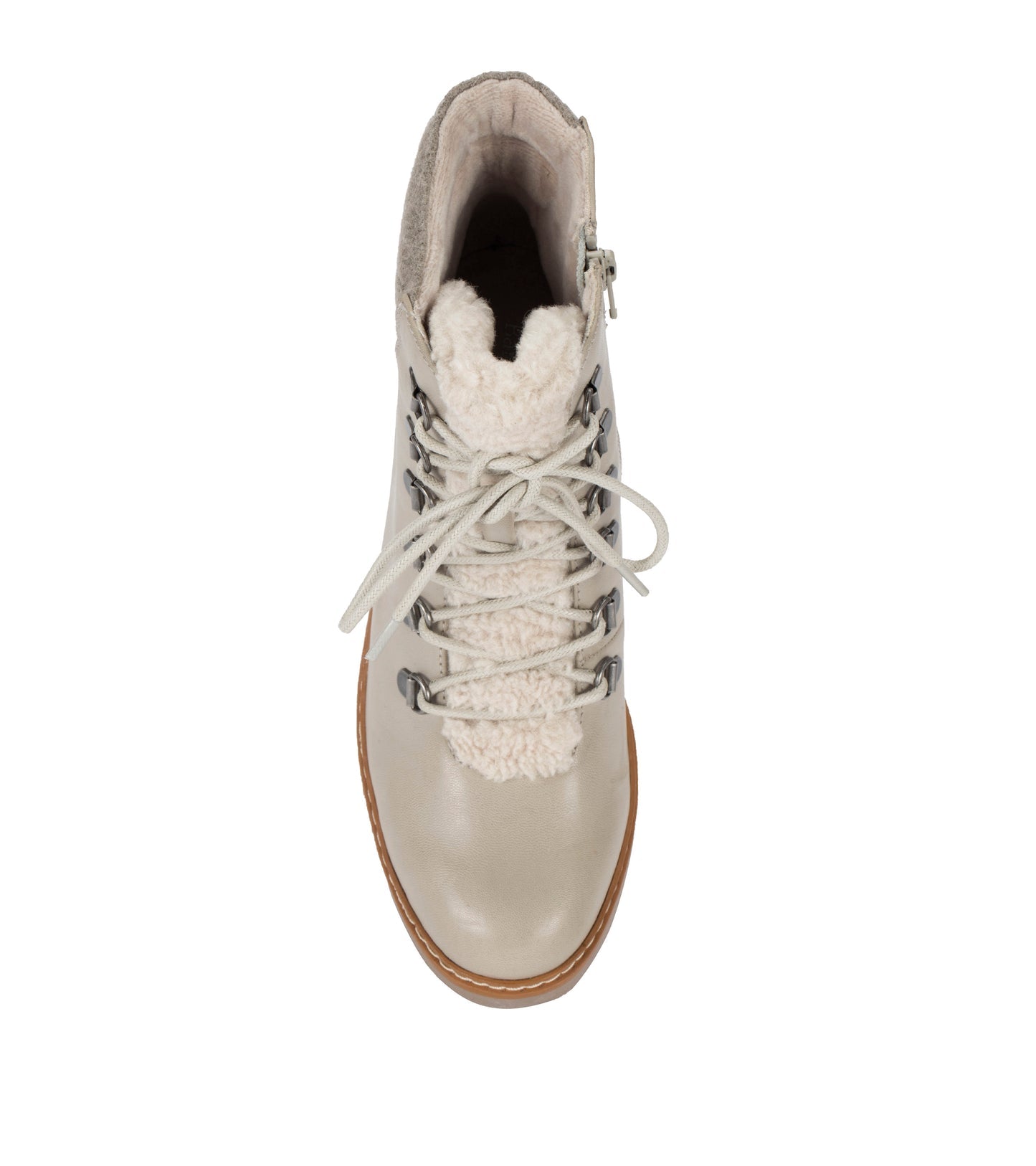 Nasha Lace Up Wedge Bootie Taupe - Women