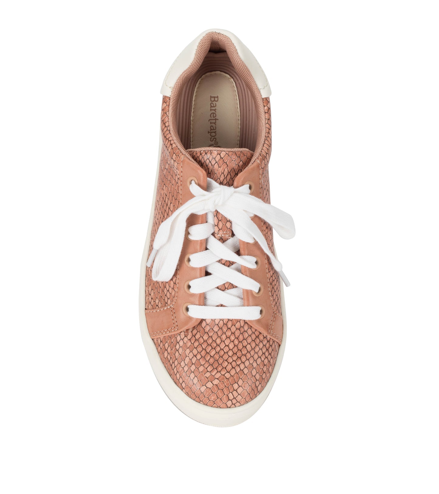 Nishelle Lace Up Sneaker Soft Pink Snake - Women