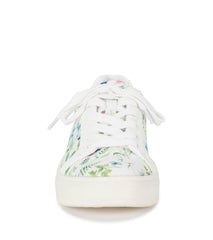 Nishelle Lace Up Sneaker White/Multi Flower Canvas - Women