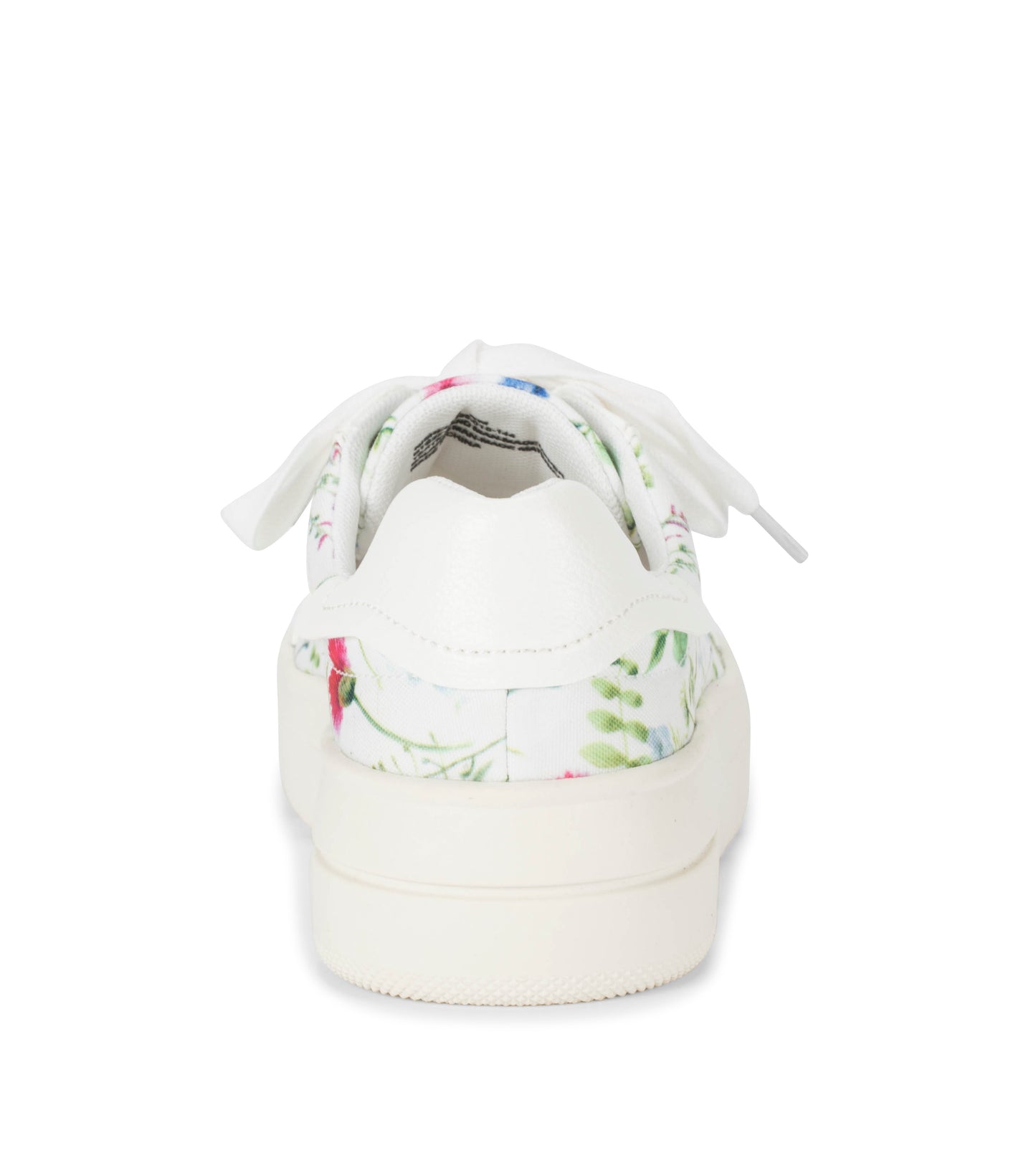 Nishelle Lace Up Sneaker White/Multi Flower Canvas - Women