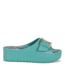 Pacey Platform Sandal Taffy Teal - Women