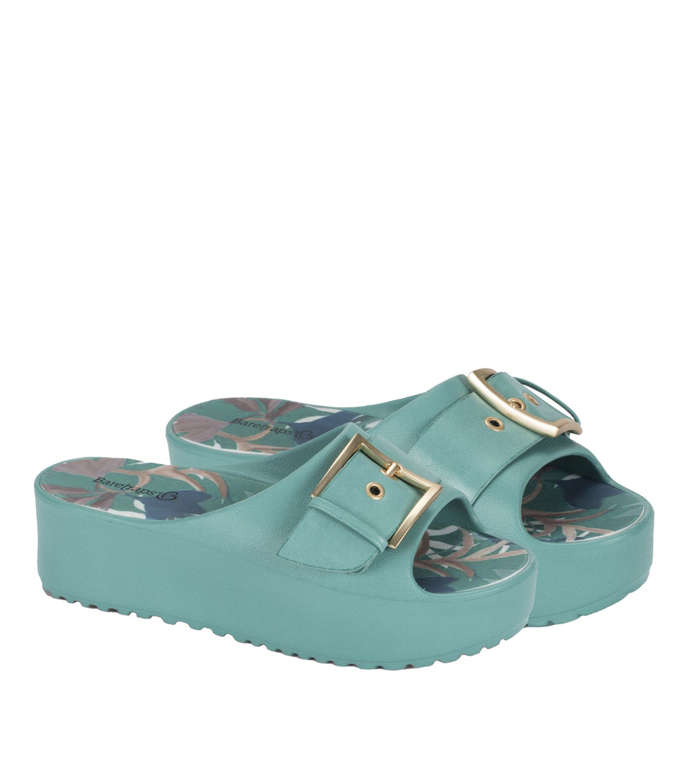 Pacey Platform Sandal Taffy Teal - Women
