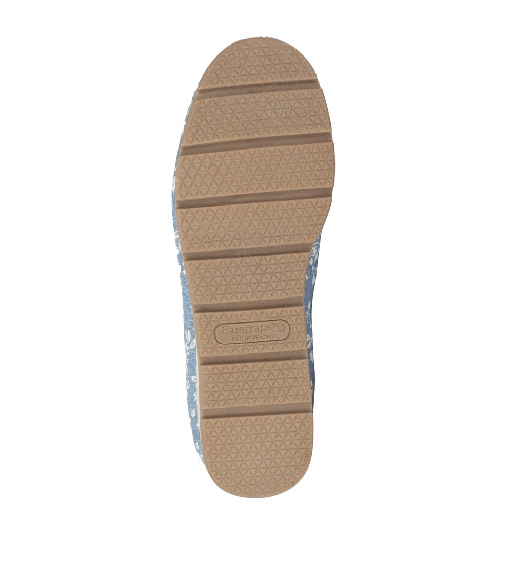 Prim Slip On Blue/White Flower Canvas - Women