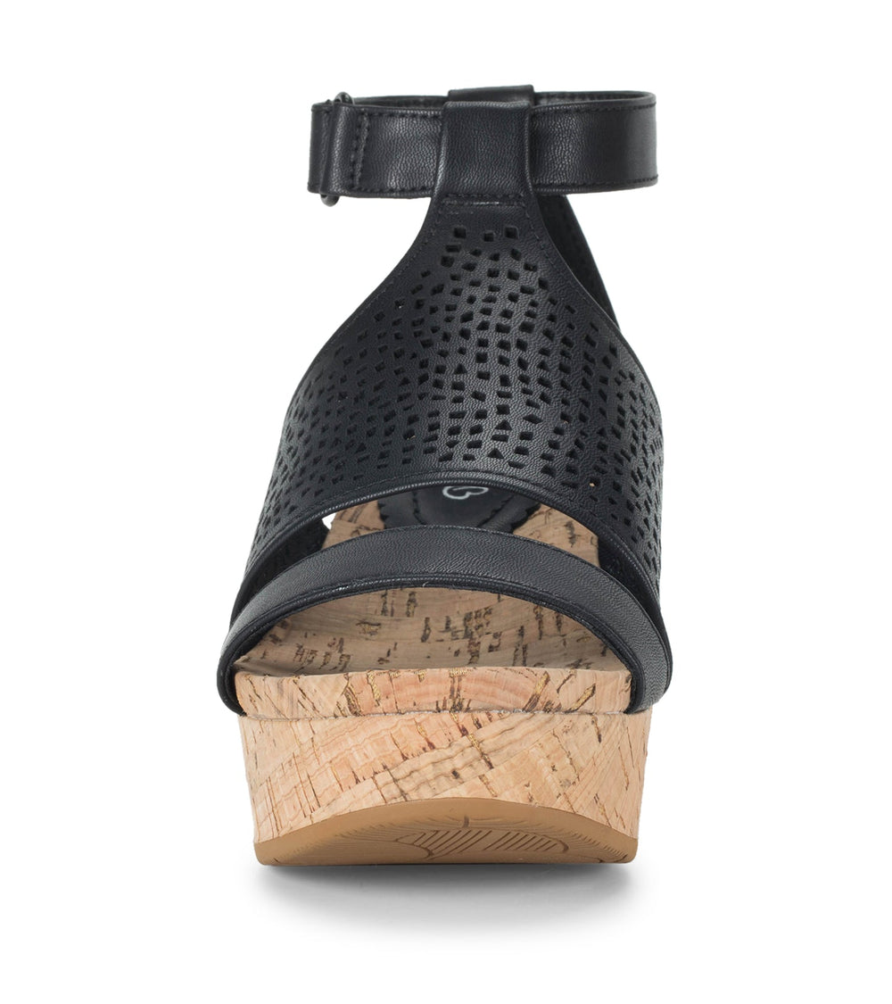 Raisie Wedge Sandal Black - Women