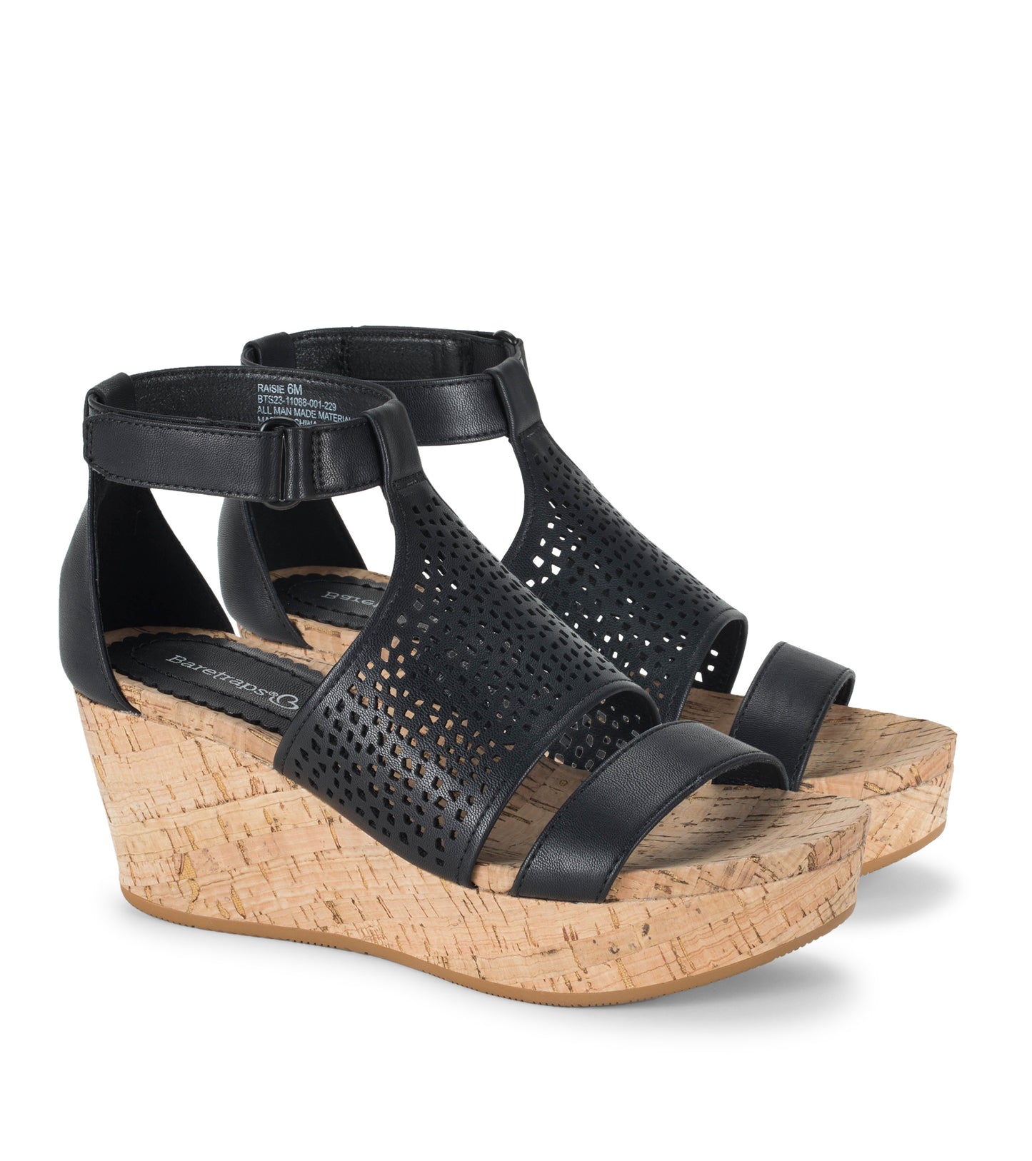 Raisie Wedge Sandal Black - Women