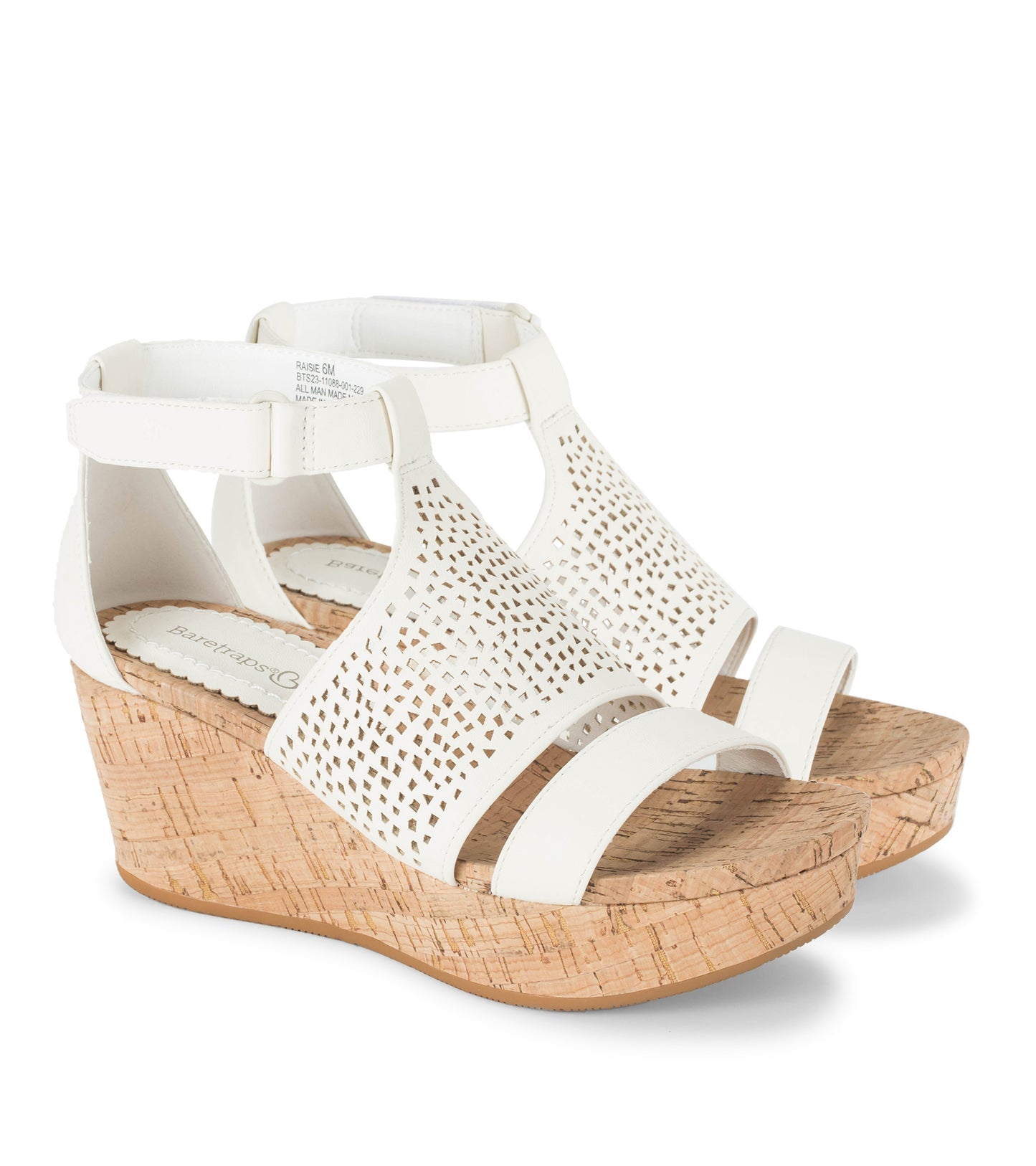 Raisie Wedge Sandal Cream - Women