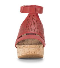 Raisie Wedge Sandal Red - Women