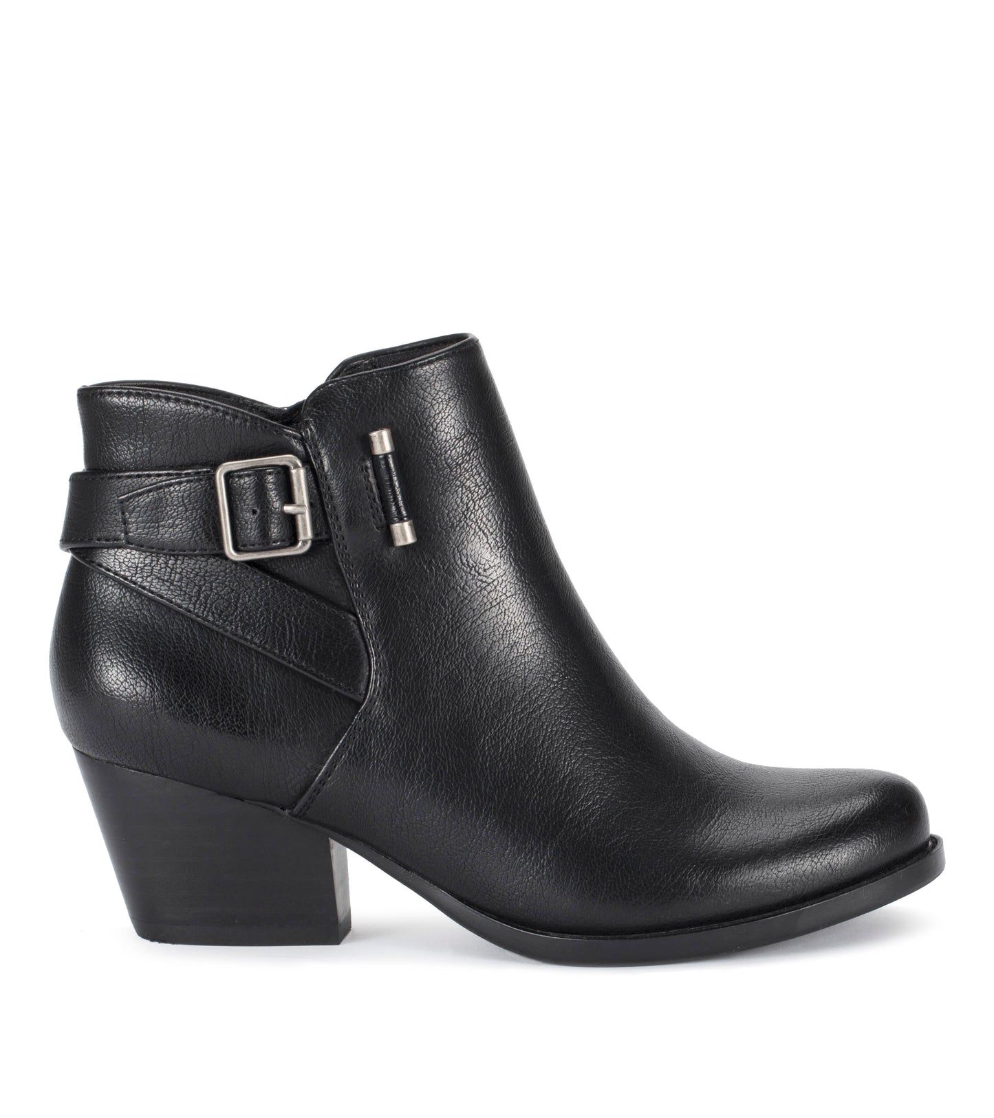 Reggie Block Heel Bootie Black - Women