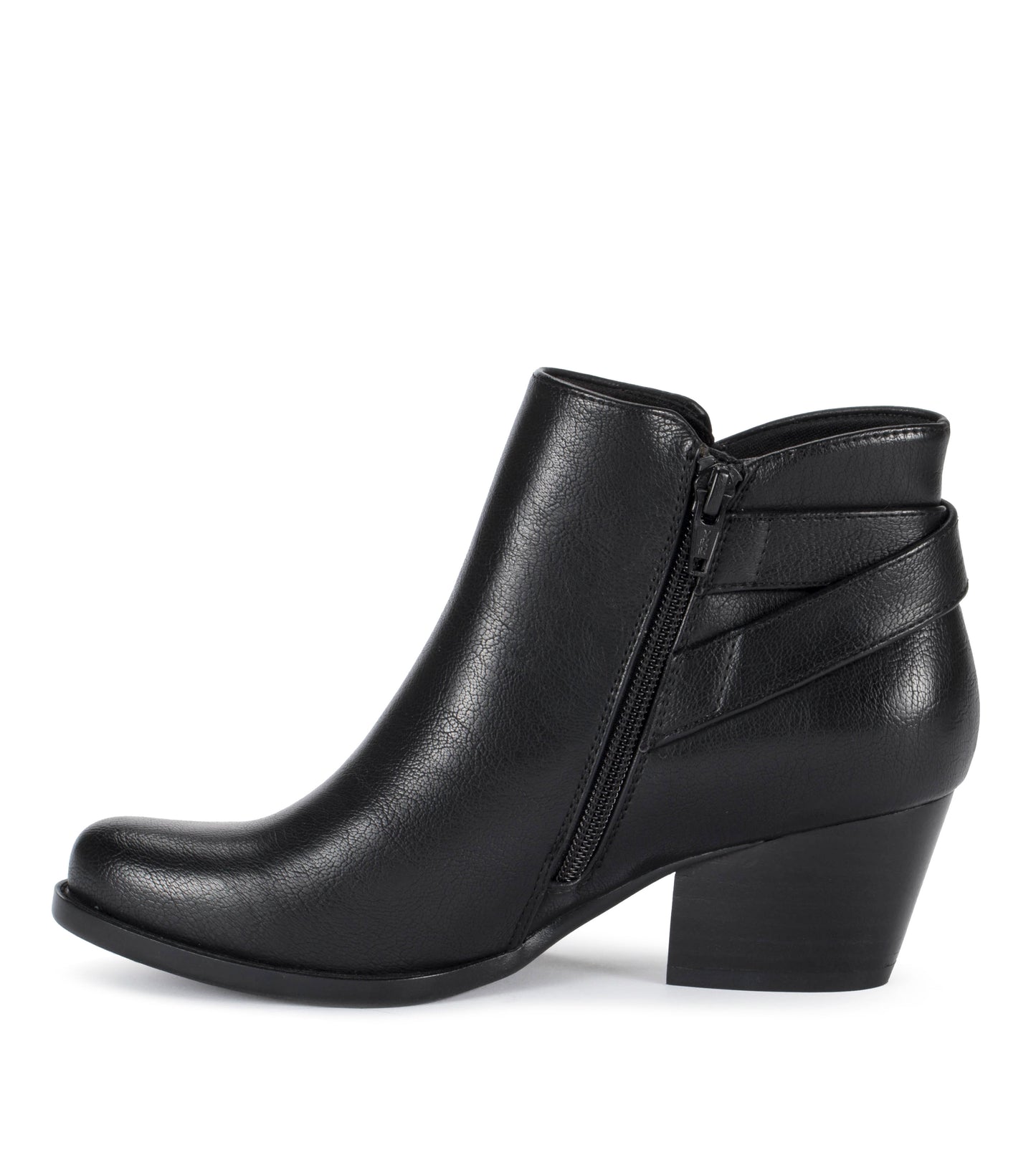 Reggie Block Heel Bootie Black - Women