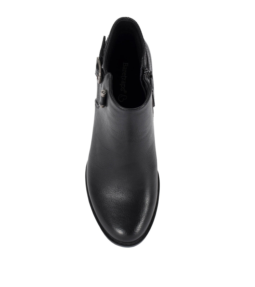 Reggie Block Heel Bootie Black - Women