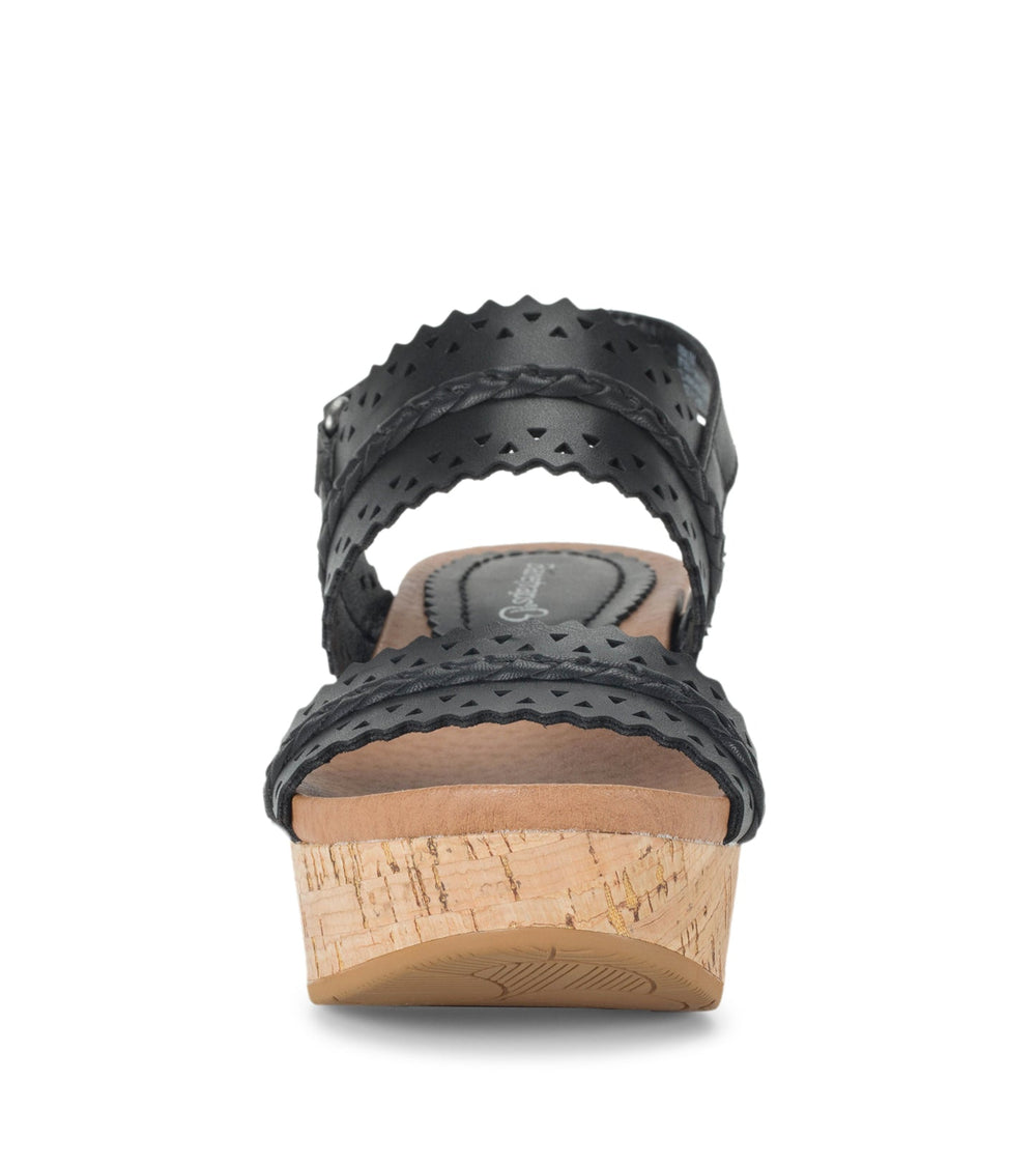 Rene Wedge Sandal Black - Women