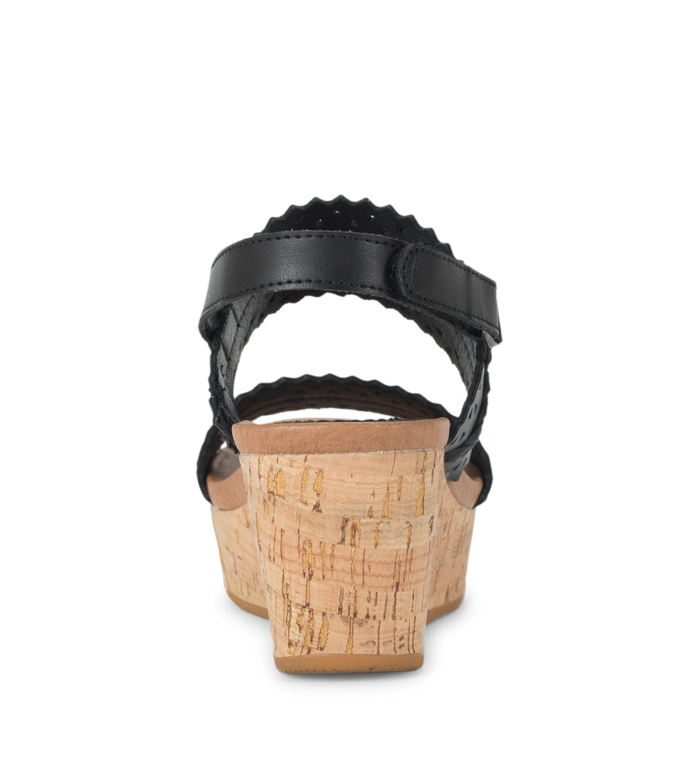 Rene Wedge Sandal Black - Women