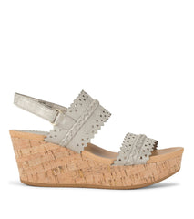 Rene Wedge Sandal Champagne - Women