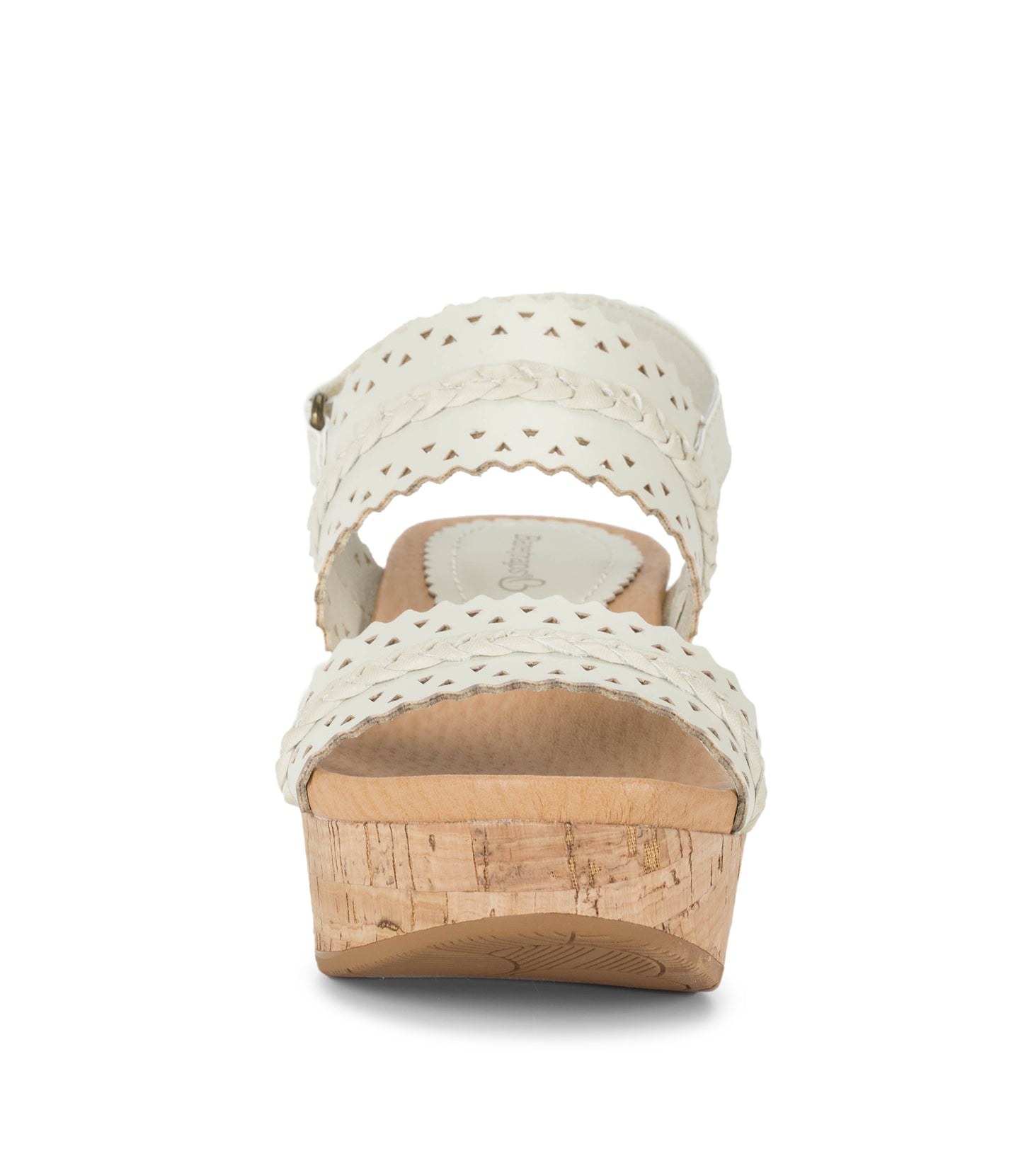 Rene Wedge Sandal Cream - Women